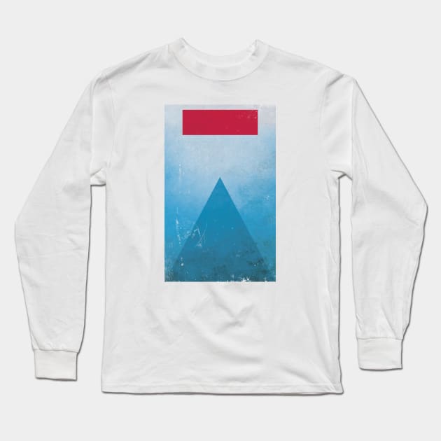 Minimalist Jaws Long Sleeve T-Shirt by DinoMike